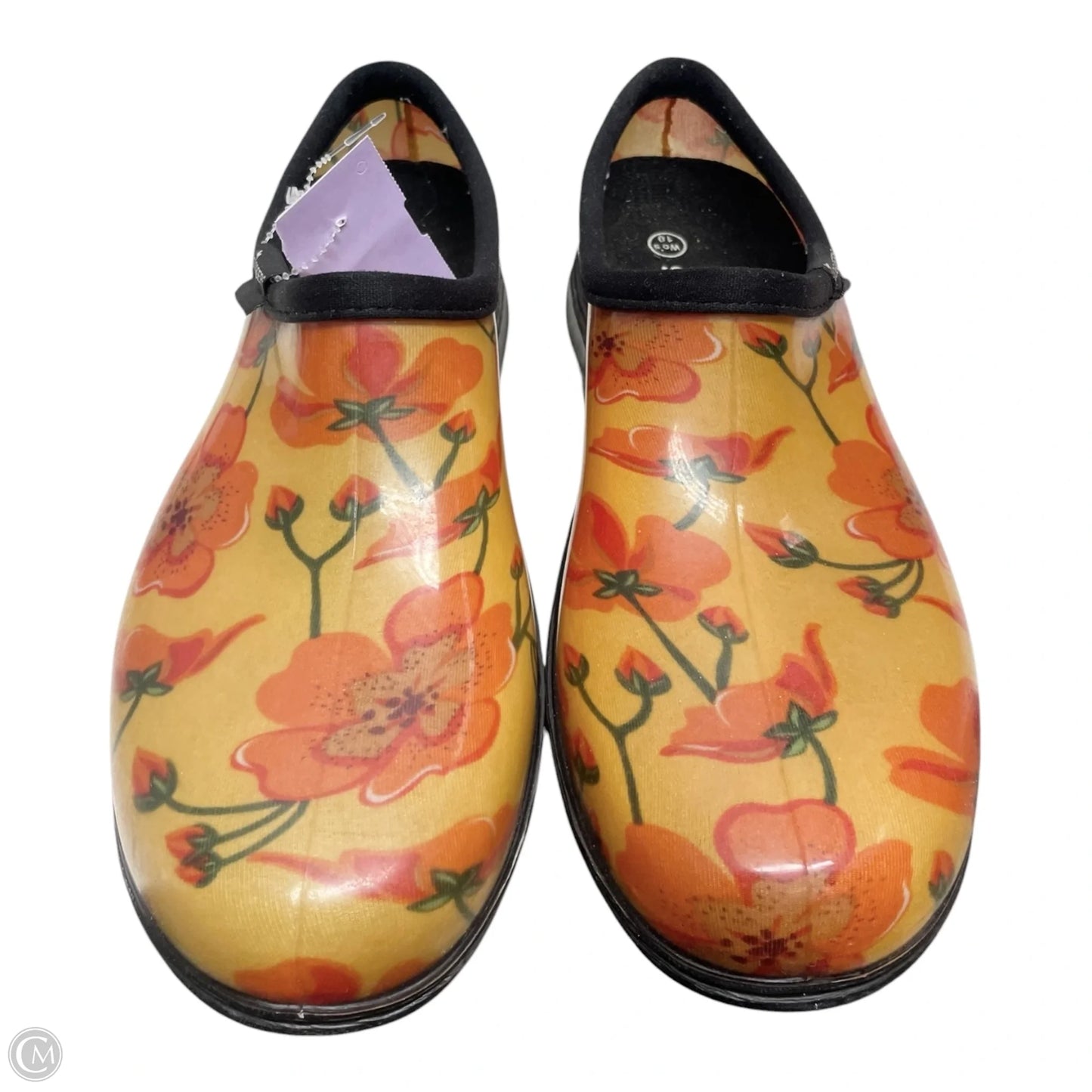 Shoes Flats By Clothes Mentor In Orange & Yellow, Size: 10