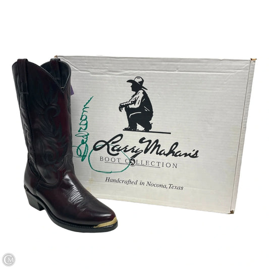 Boots Western By Laredo In Maroon, Size: 9.5