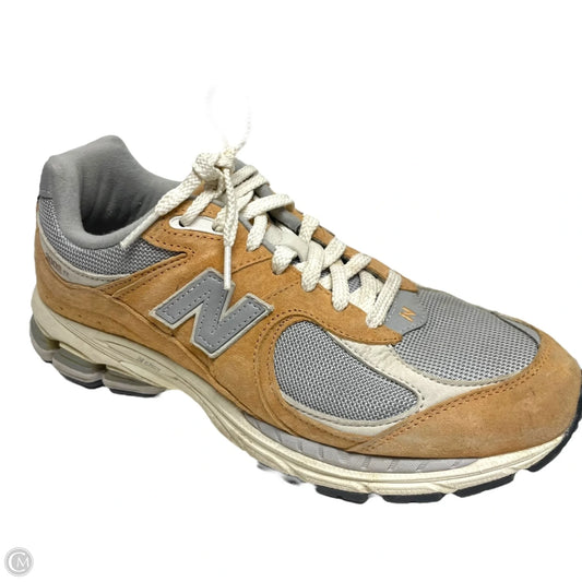 Shoes Athletic By New Balance In Grey & Tan, Size: 9.5