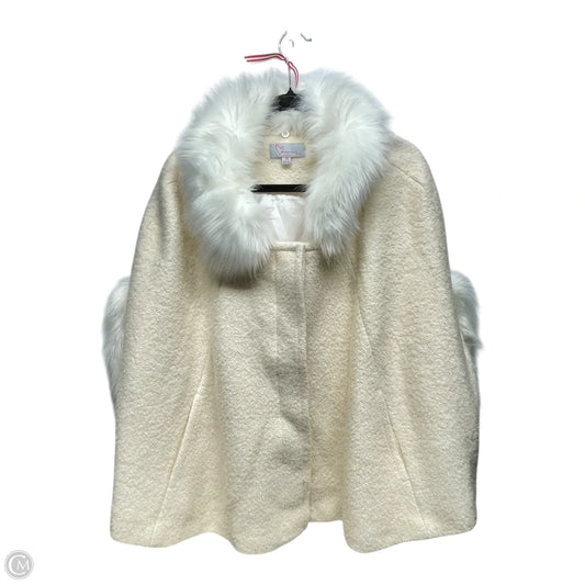 Coat Faux Fur & Sherpa By charming london In Cream, Size: M