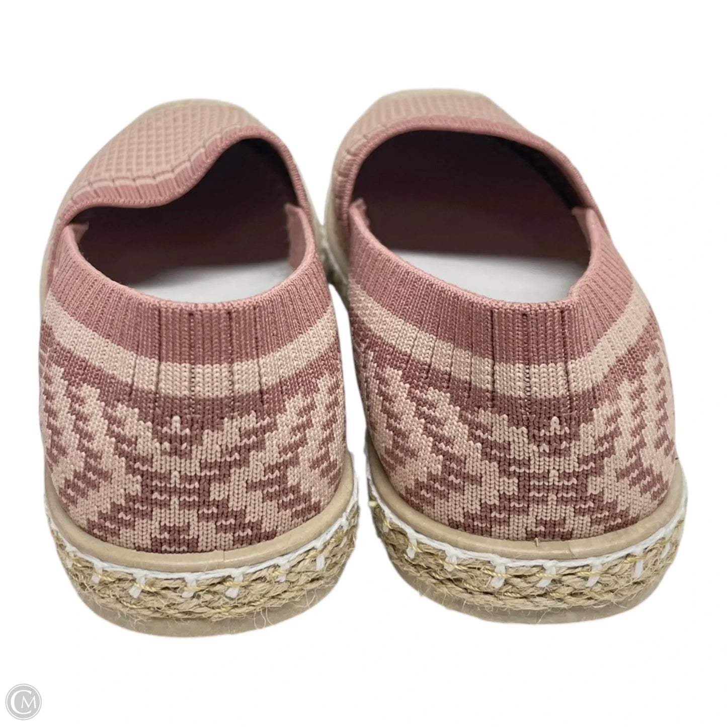 Shoes Flats By Clothes Mentor In Red & Tan, Size: 7