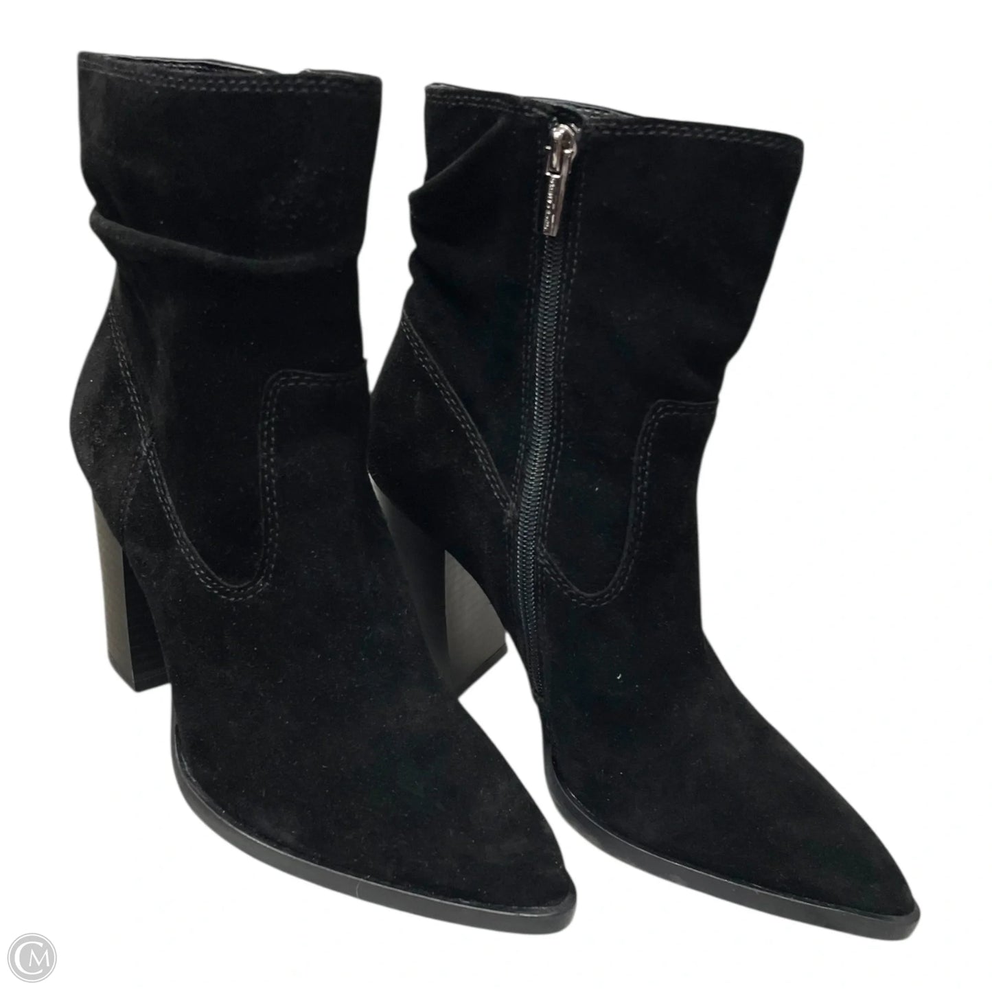 Boots Ankle Heels By Vince Camuto In Black, Size: 7