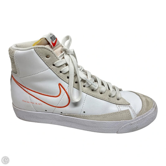 Shoes Athletic By Nike In Orange & White, Size: 8.5