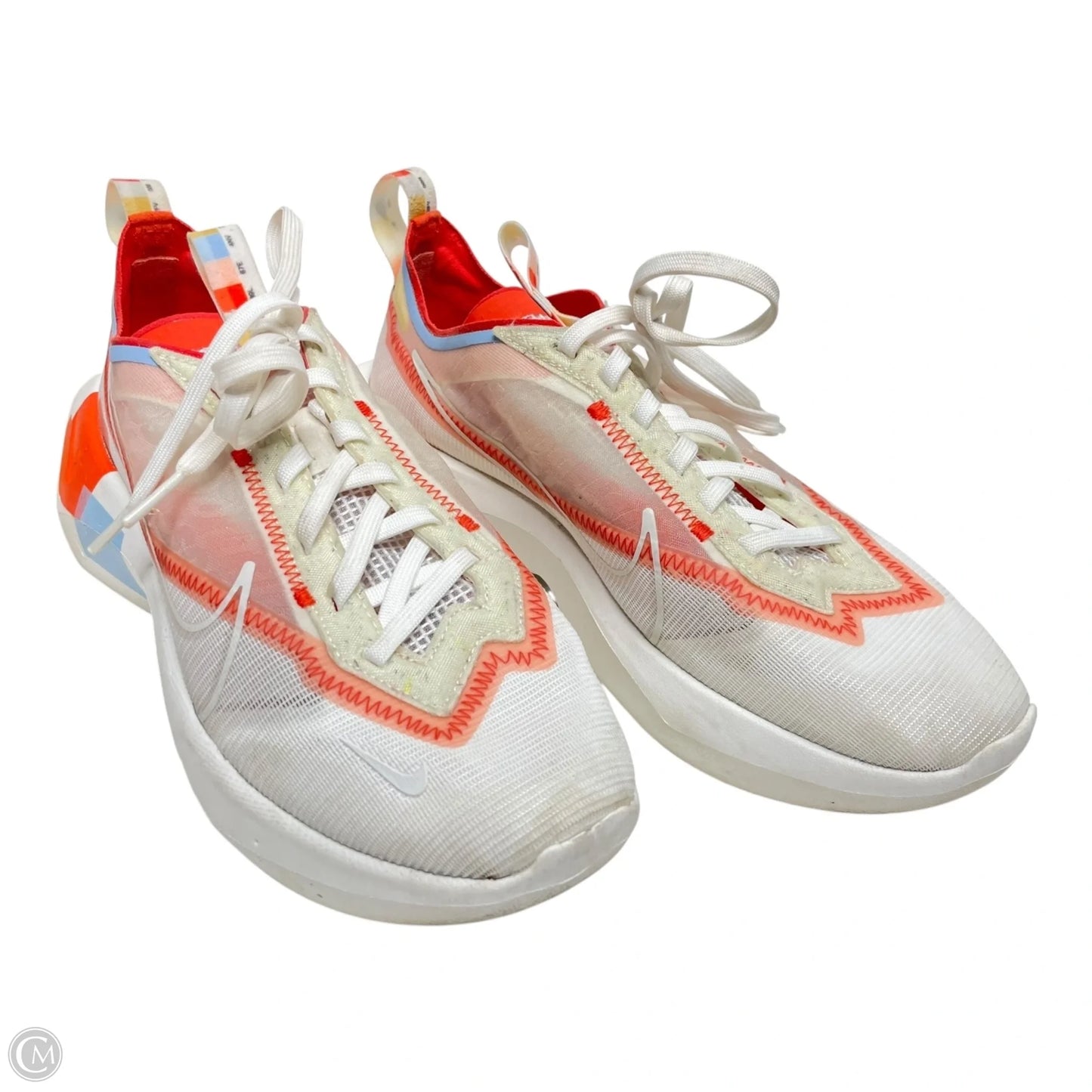 Shoes Athletic By Nike In Orange & White, Size: 8.5