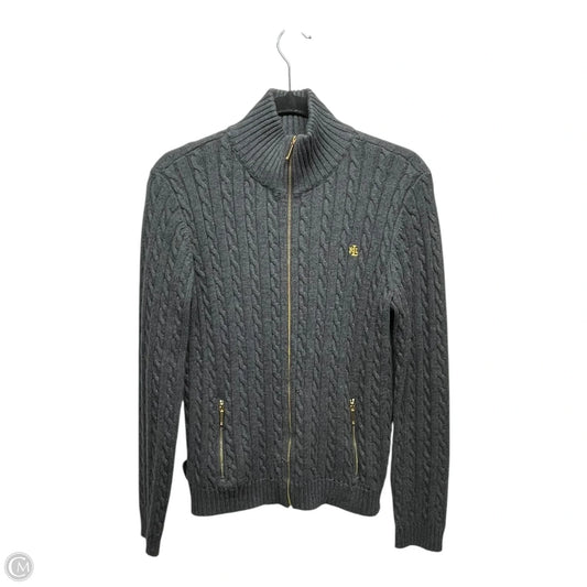 Sweater Cardigan By Lauren By Ralph Lauren In Grey, Size: M