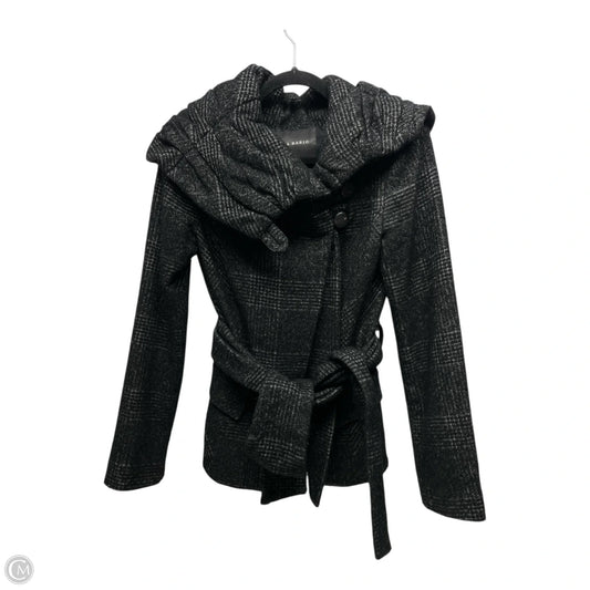 Coat Peacoat By Zara Basic In Black & White, Size: S