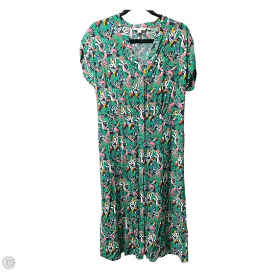 Dress Casual Midi By Boden In Animal Print, Size: 8