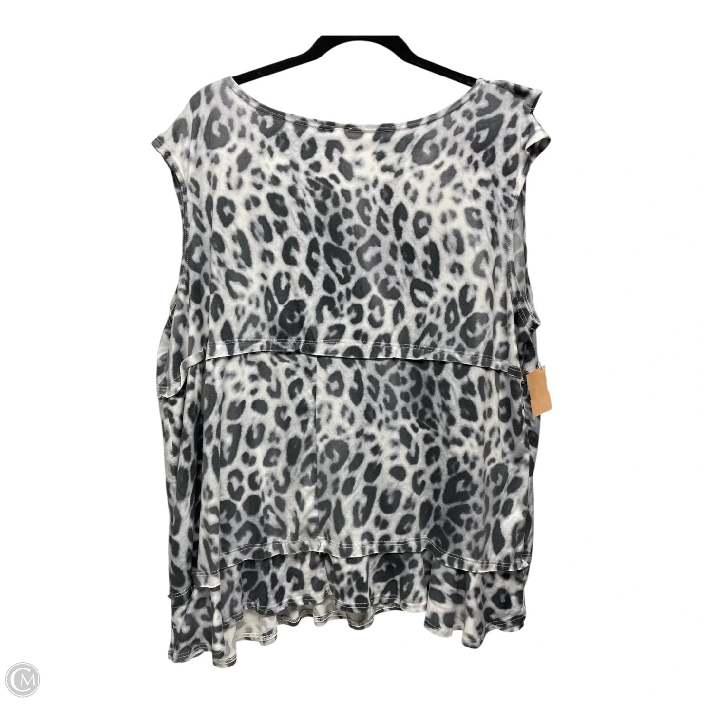 Top Sleeveless By Sew In Love In Animal Print, Size: 3x