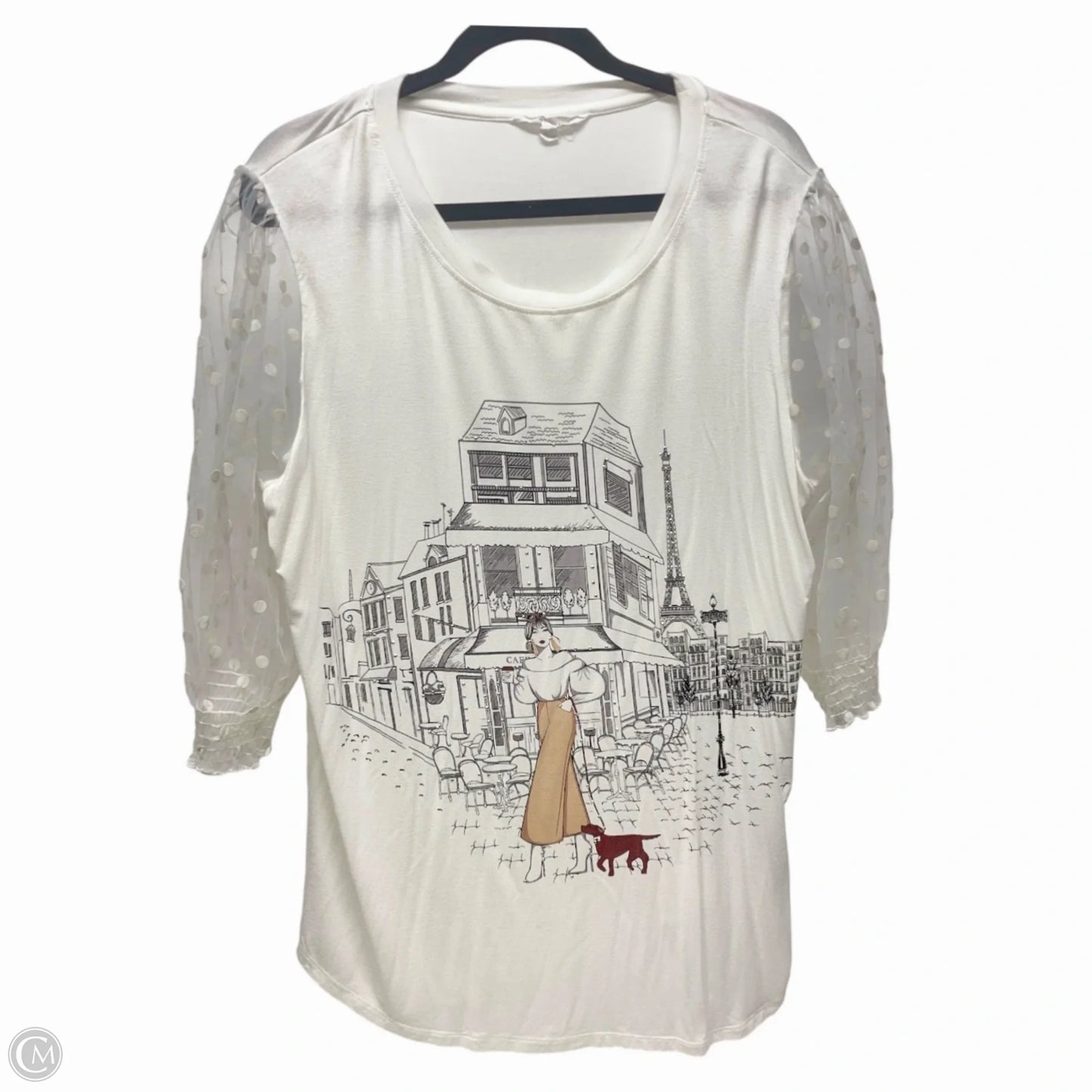 Top 3/4 Sleeve By Love & Lace -