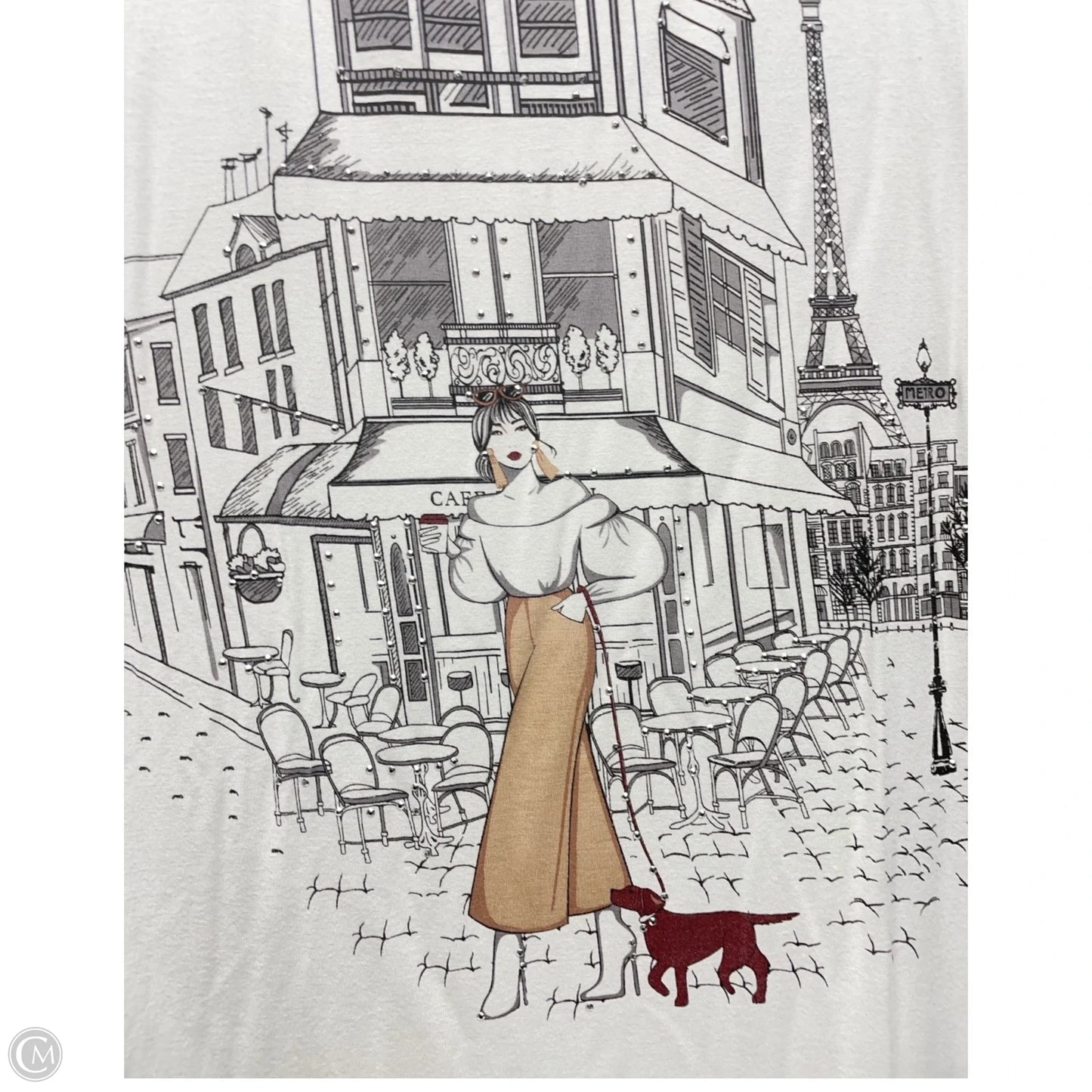 Top 3/4 Sleeve By Love & Lace -