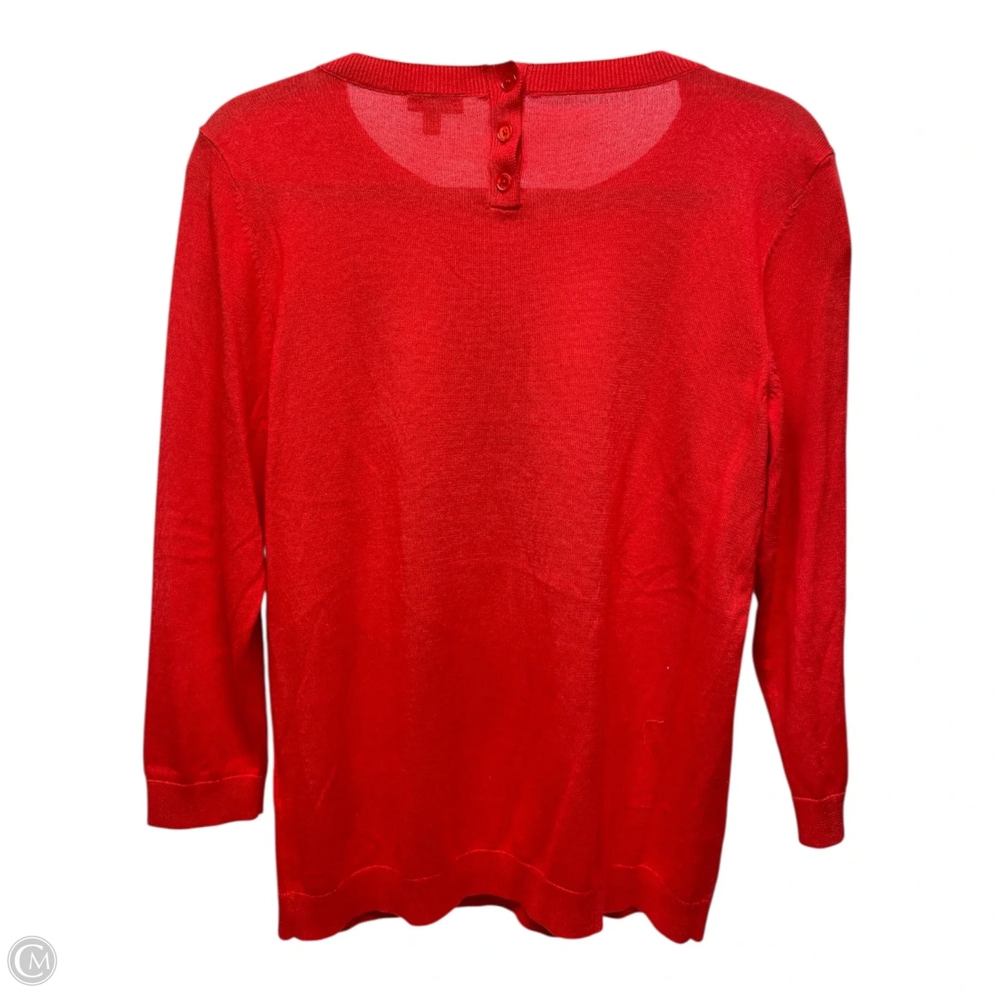 Sweater By Talbots In Red, Size: M