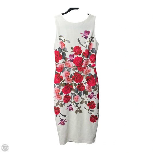 Dress Casual Short By Premier Amour In Red & White, Size: 2