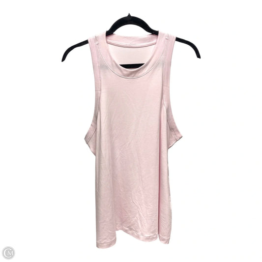 Athletic Tank Top By Lululemon In Pink, Size: L