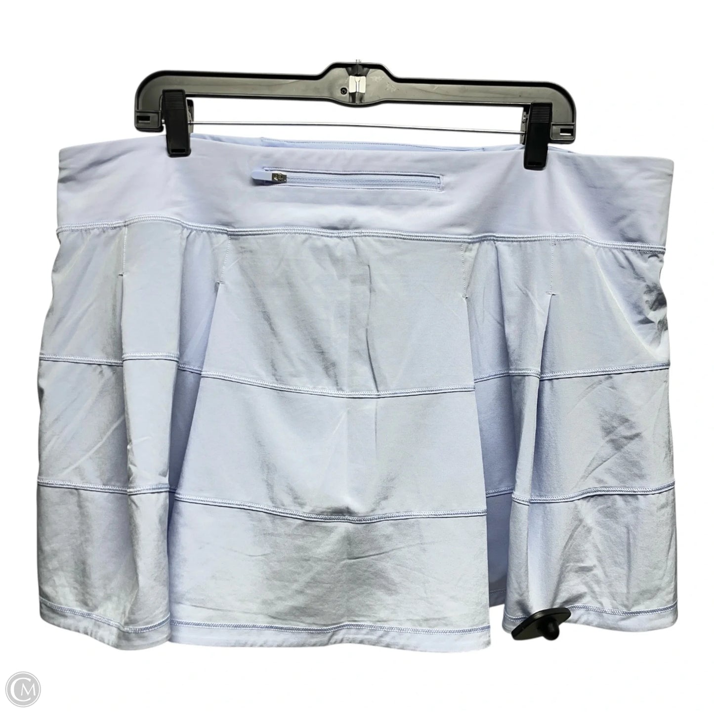 Athletic Skort By Lululemon In Blue, Size: 16