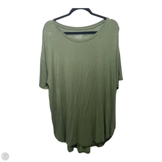 Top Short Sleeve By Time And Tru In Green, Size: Xl