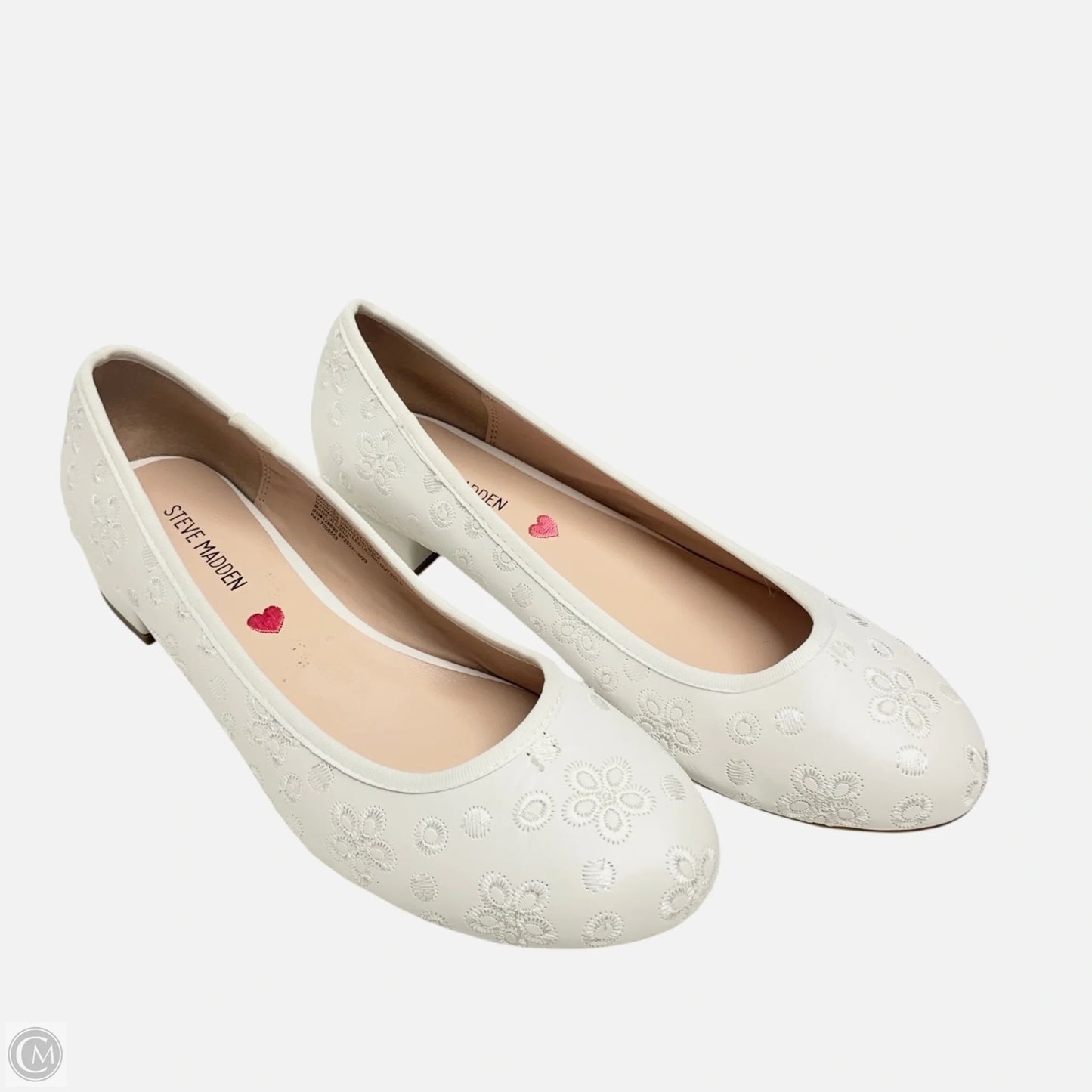 Shoes Flats By Steve Madden In White, Size: 5