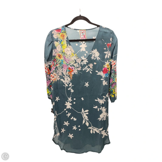 Tunic Designer By Johnny Was In Green, Size: S