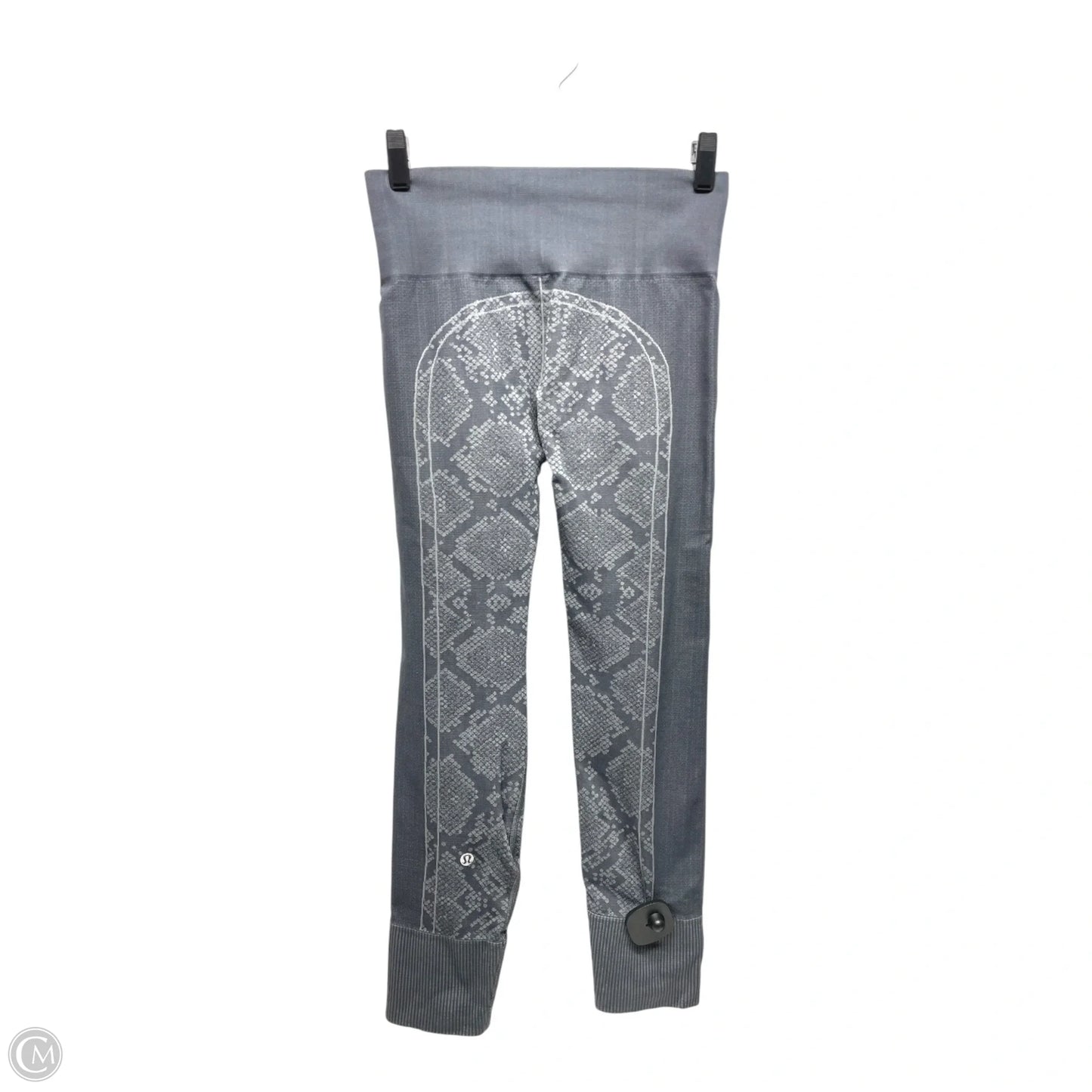 Athletic Leggings By Lululemon In Grey, Size: S