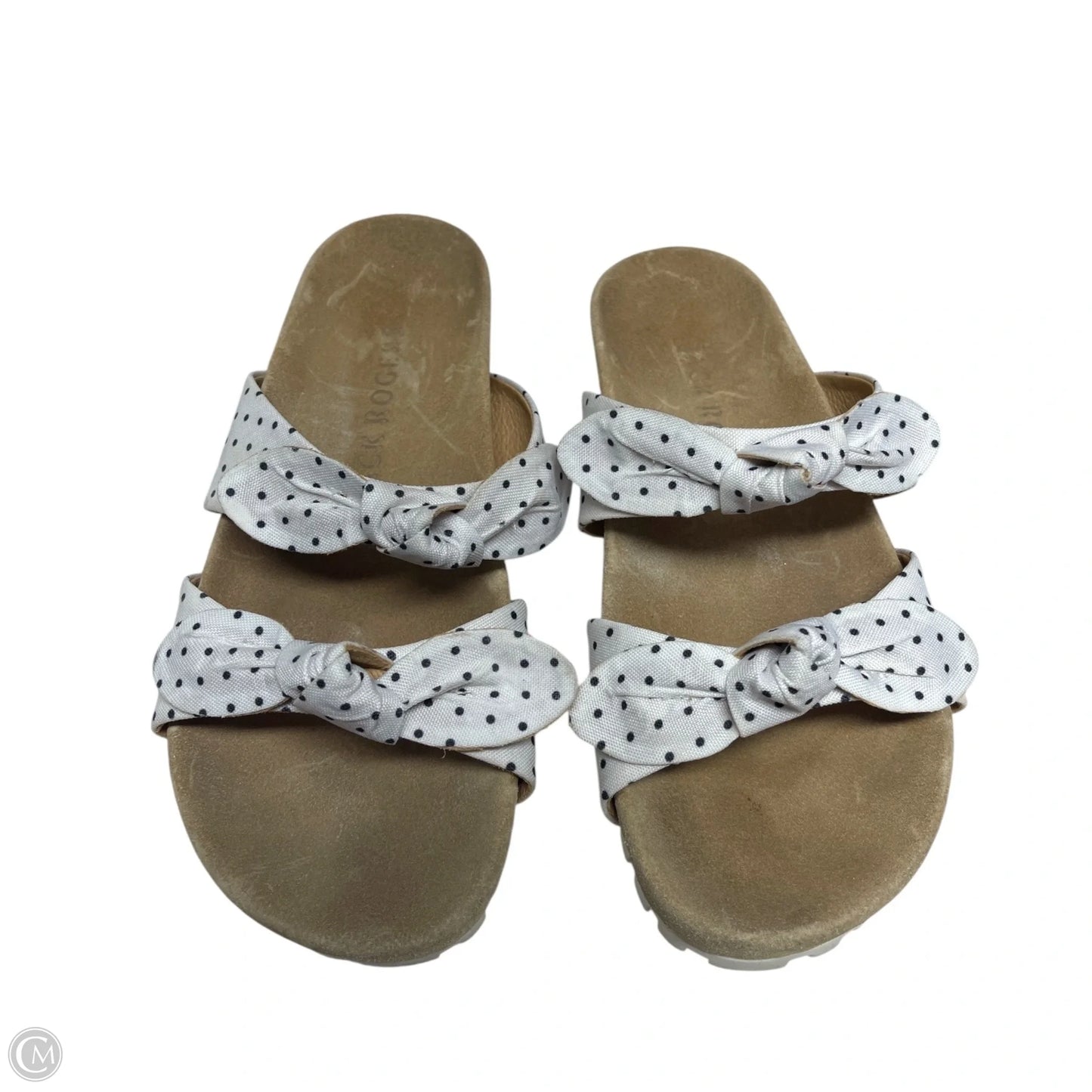 Shoes Flats By Jack Rogers In Polkadot Pattern, Size: 6
