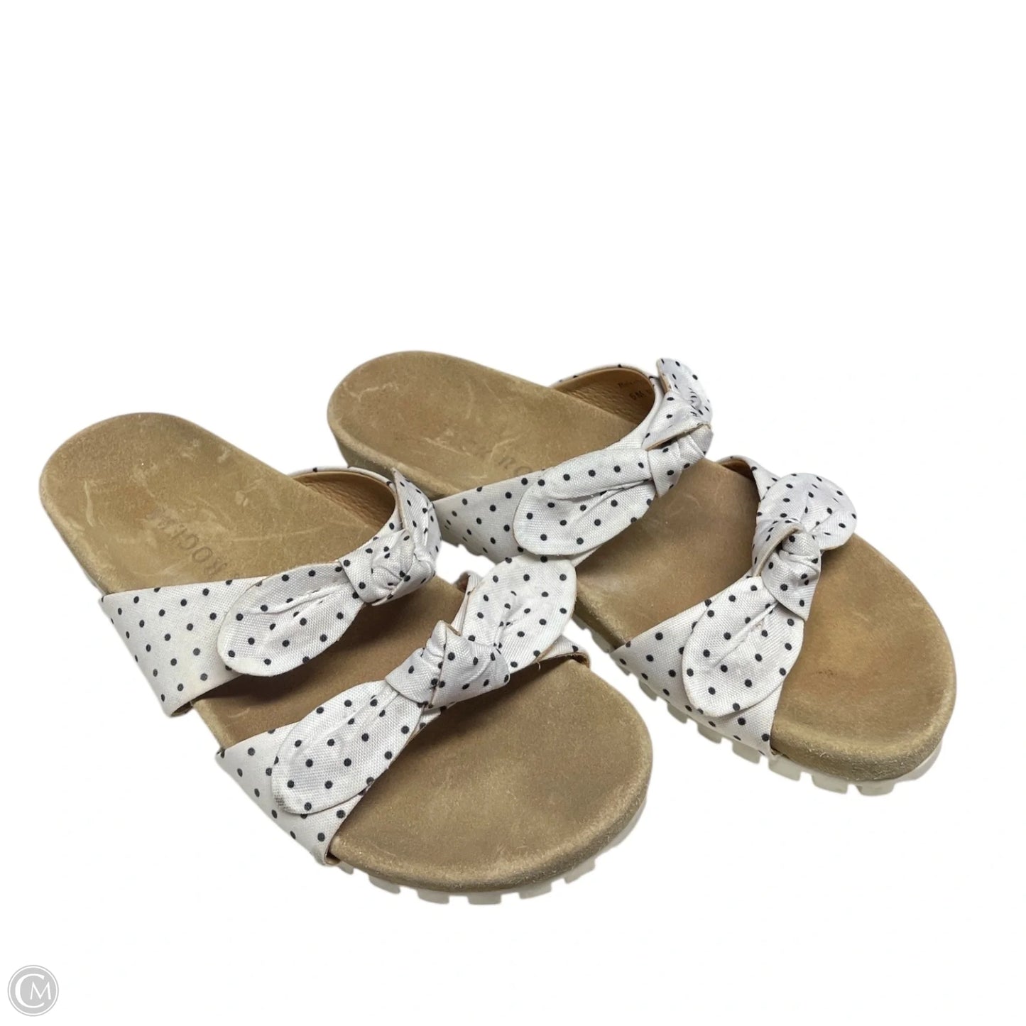 Shoes Flats By Jack Rogers In Polkadot Pattern, Size: 6