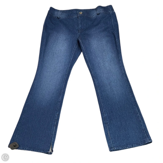Jeans Wide Leg By We The Free In Blue Denim, Size: 14