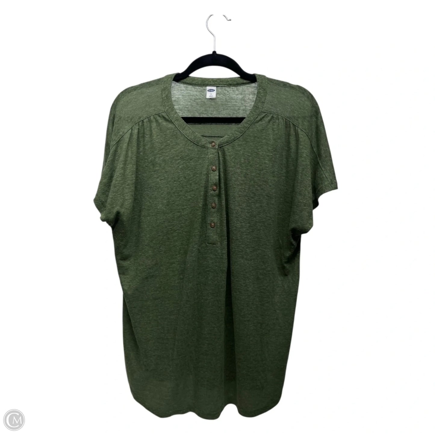 Top Short Sleeve By Old Navy In Green, Size: Xl