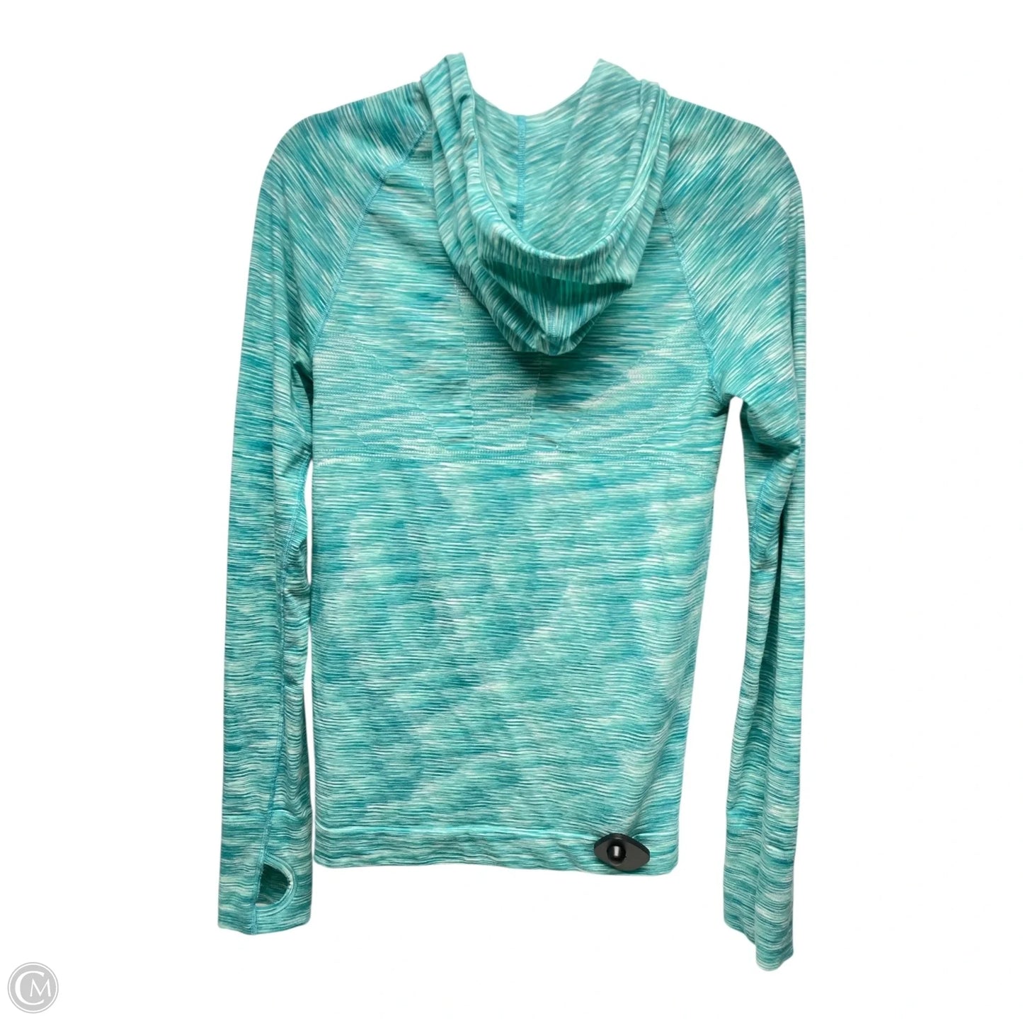 Athletic Jacket By Athleta In Green & White, Size: M