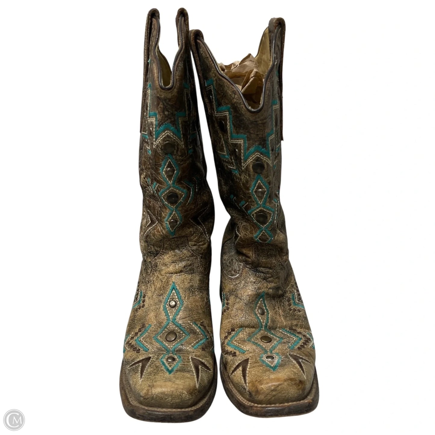 Boots Western By Corral In Brown, Size: 9