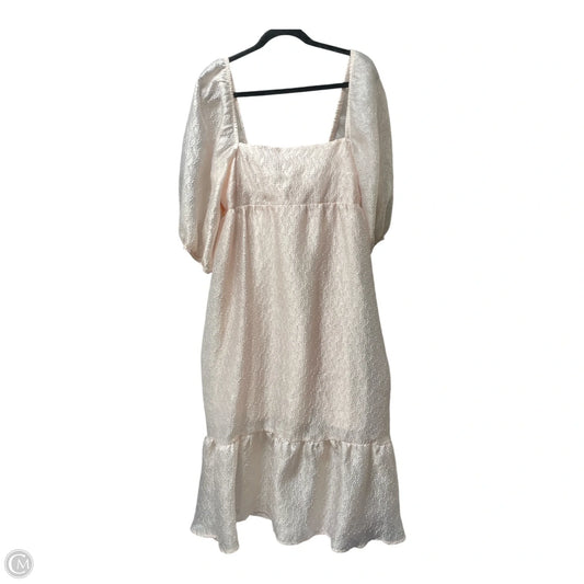 Dress Casual Maxi By Anthropologie In Pink, Size: L