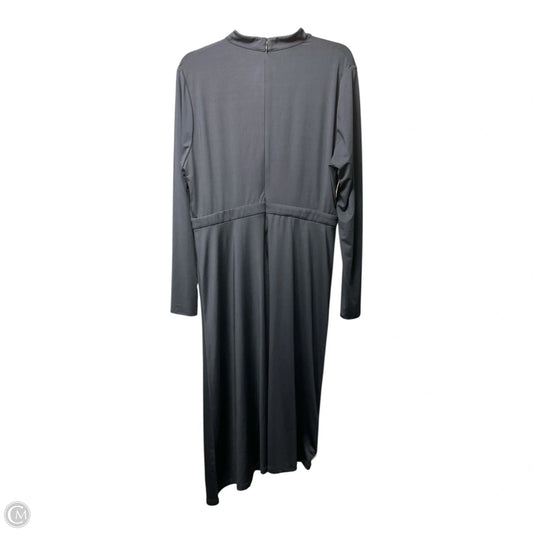 Dress Casual Midi By Ted Baker In Navy, Size: 12