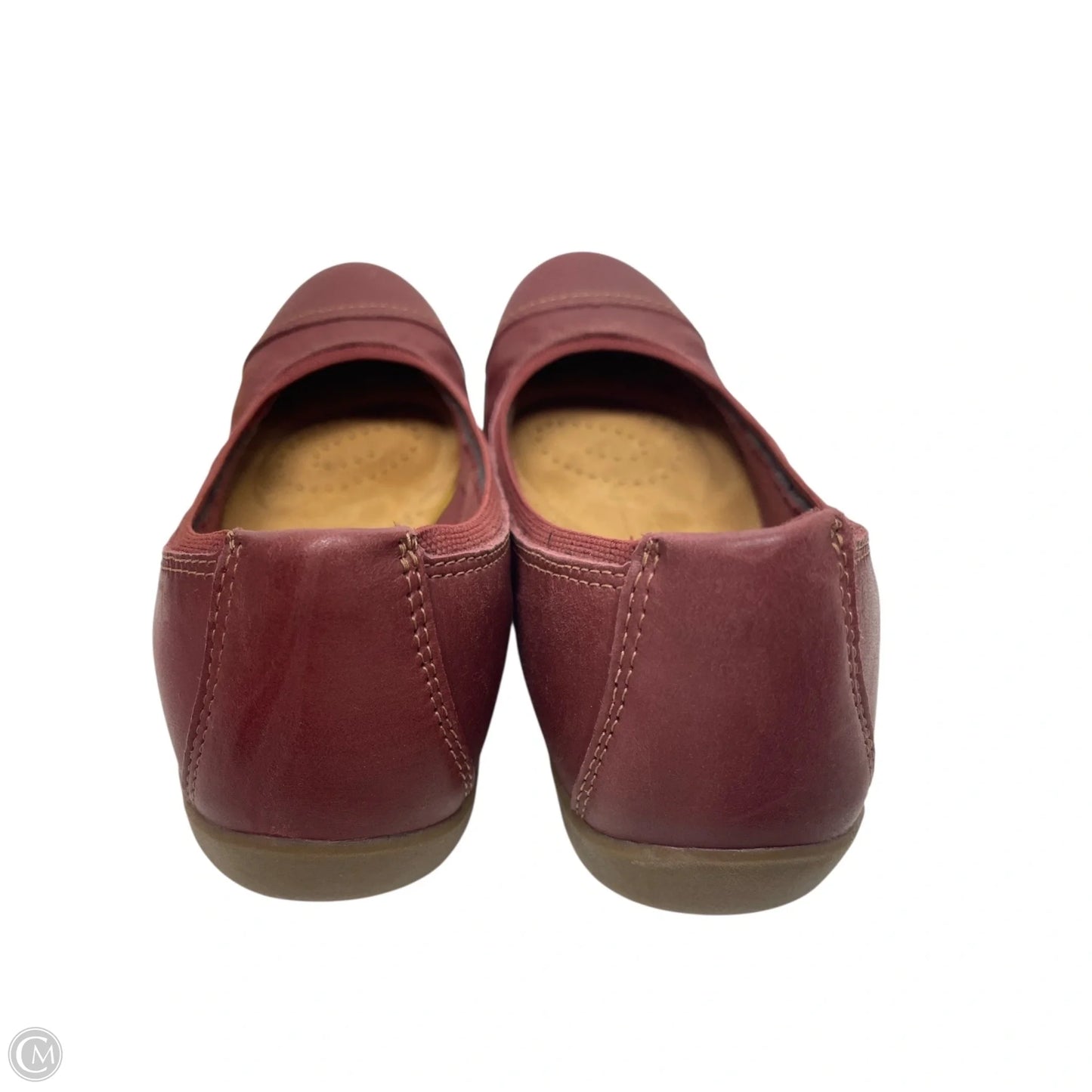 Shoes Flats By Clarks In Brown, Size: 9.5