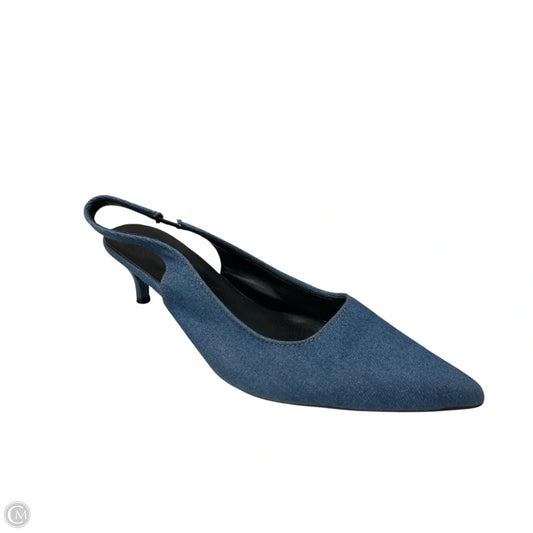 Shoes Heels Kitten By Clothes Mentor In Blue, Size: 7