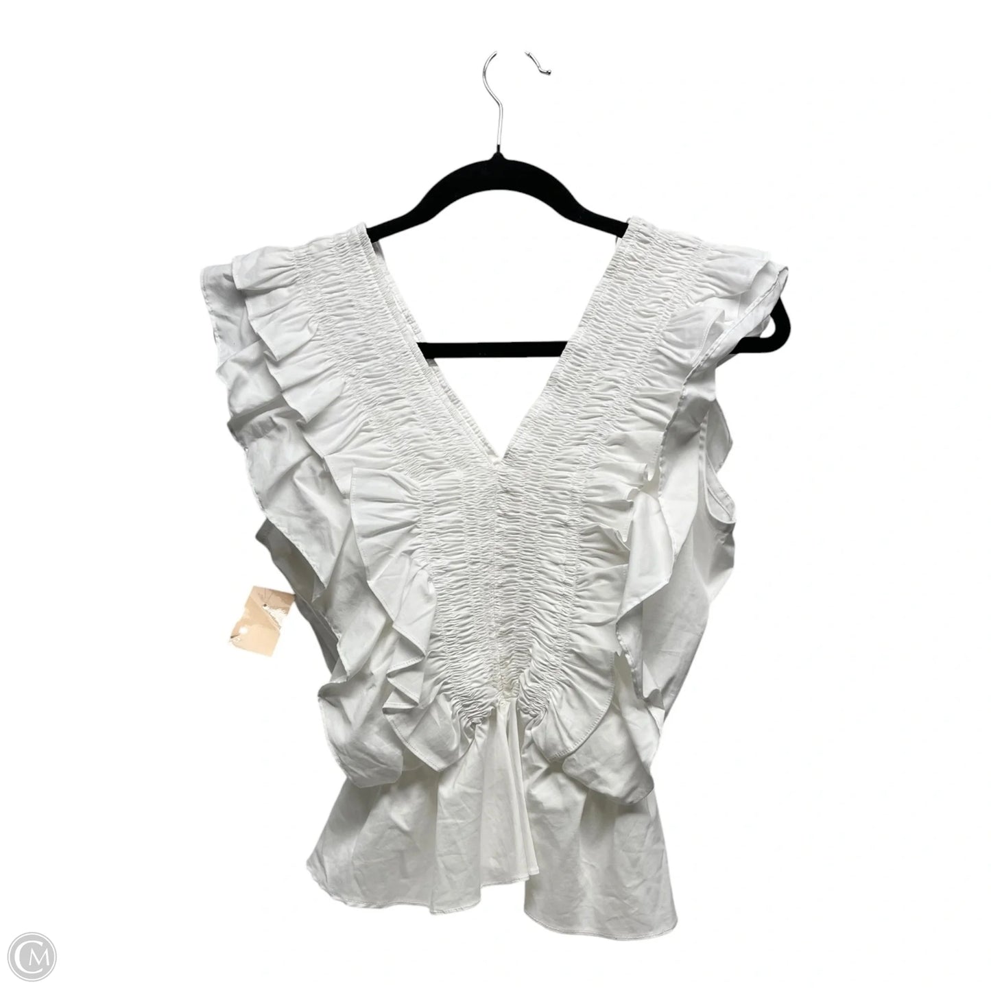 Top Sleeveless By Strut & Bolt In White, Size: S