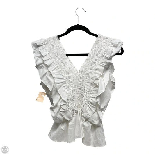 Top Sleeveless By Strut & Bolt In White, Size: S