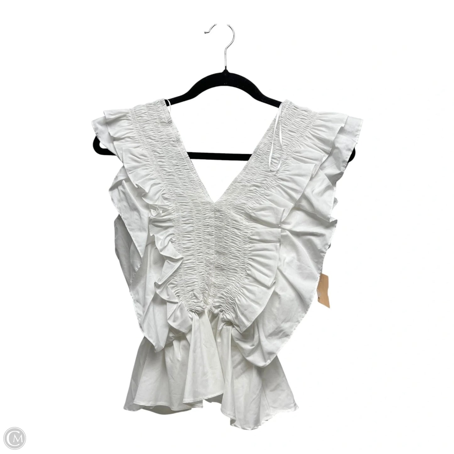 Top Sleeveless By Strut & Bolt In White, Size: S