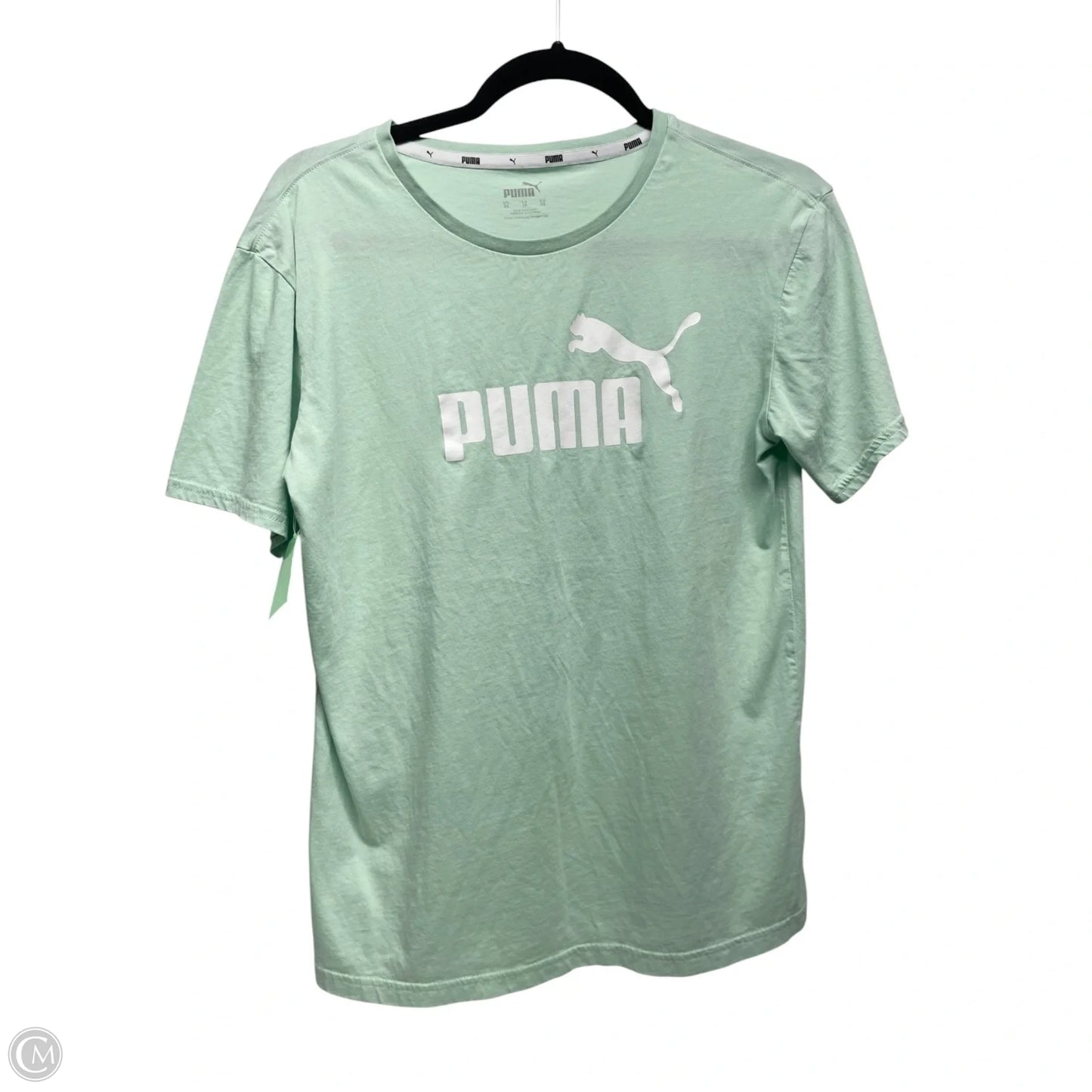 Top Short Sleeve By Puma In Teal, Size: Xs
