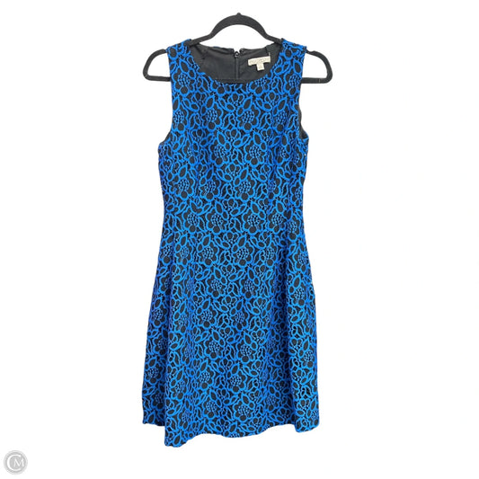 Dress Casual Short By Eva Mendes In Black & Blue, Size: 6