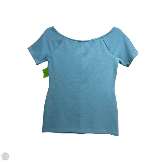 Top Short Sleeve By Ann Taylor In Blue, Size: Xs