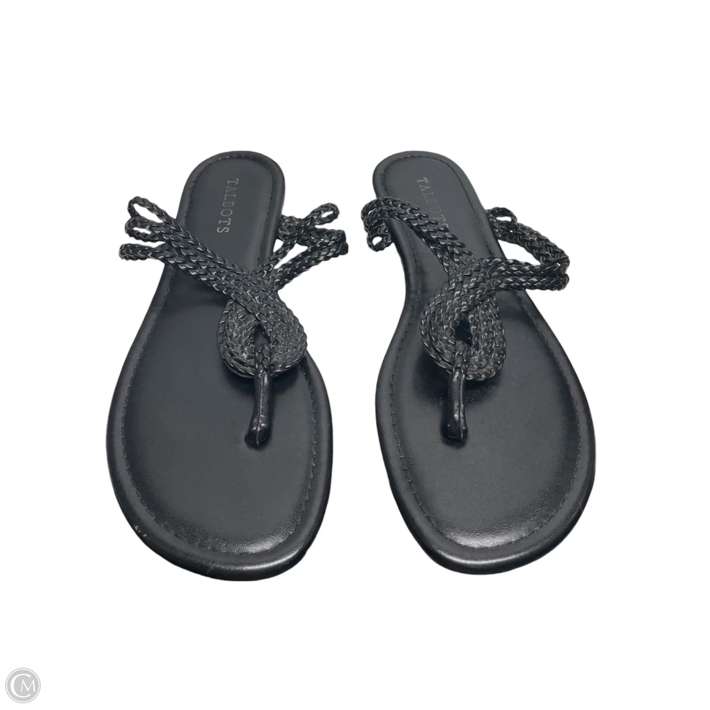 Sandals Flats By Talbots In Black, Size: 8