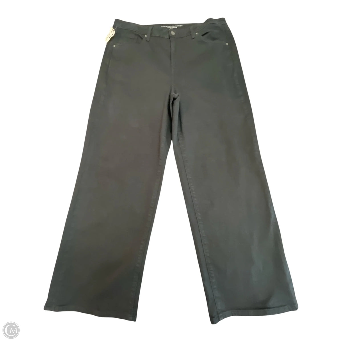 Jeans Straight By Chicos In Black, Size: 16