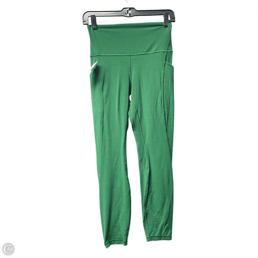 Athletic Leggings By Lululemon In Green, Size: 6