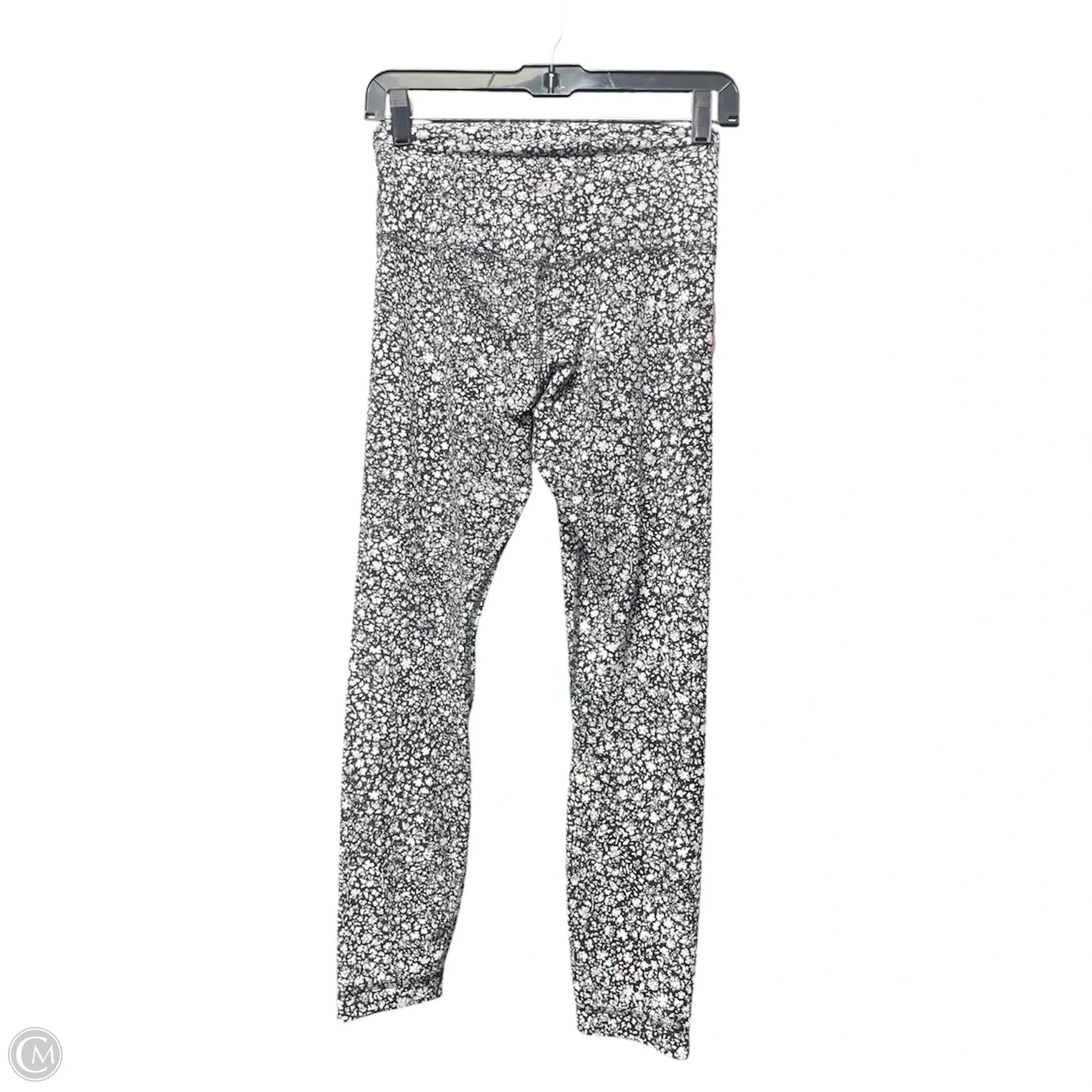 Athletic Leggings By Lululemon In Black & White, Size: 6