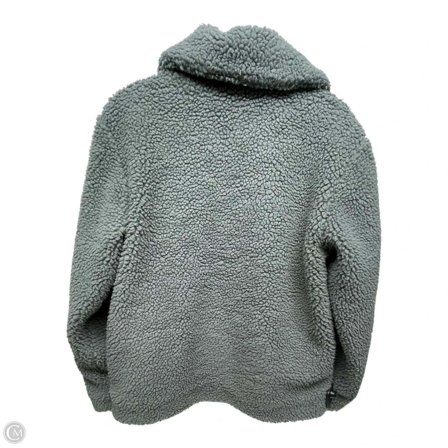 Jacket Faux Fur & Sherpa By Bdg In Green, Size: M