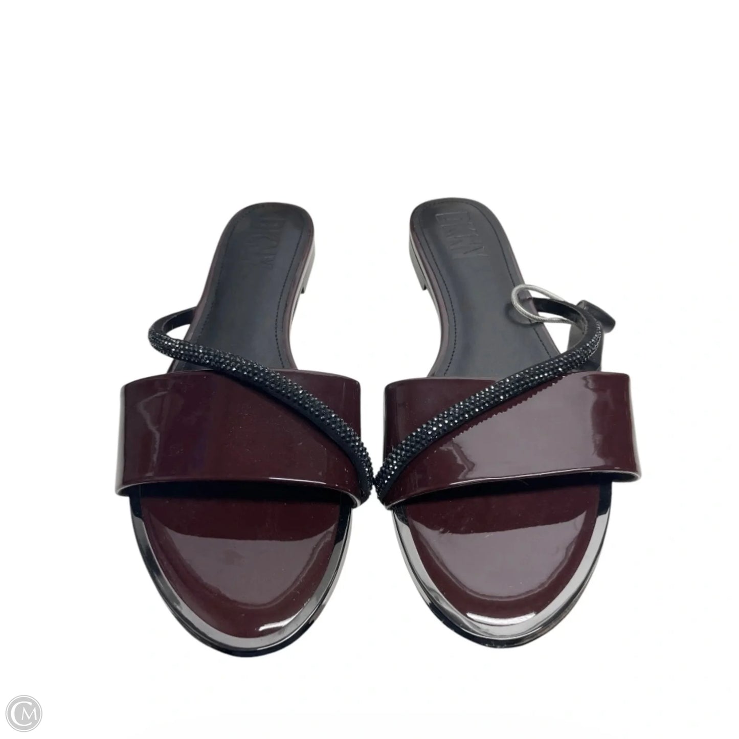 Sandals Flats By Dkny In Maroon, Size: 8