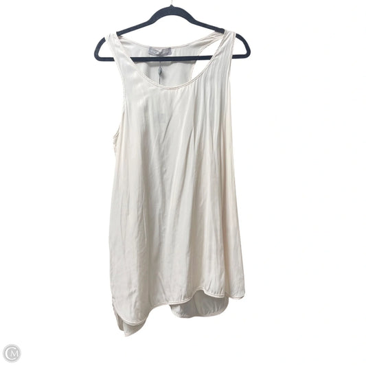 Top Sleeveless By Lola & Sophie In Cream, Size: Xl