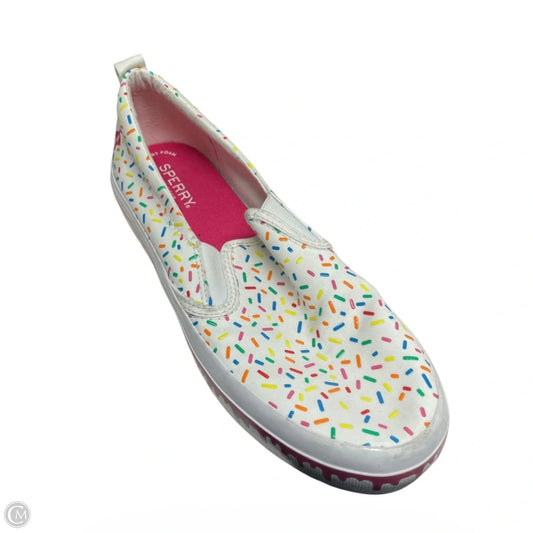 Shoes Athletic By Sperry In White, Size: 8.5