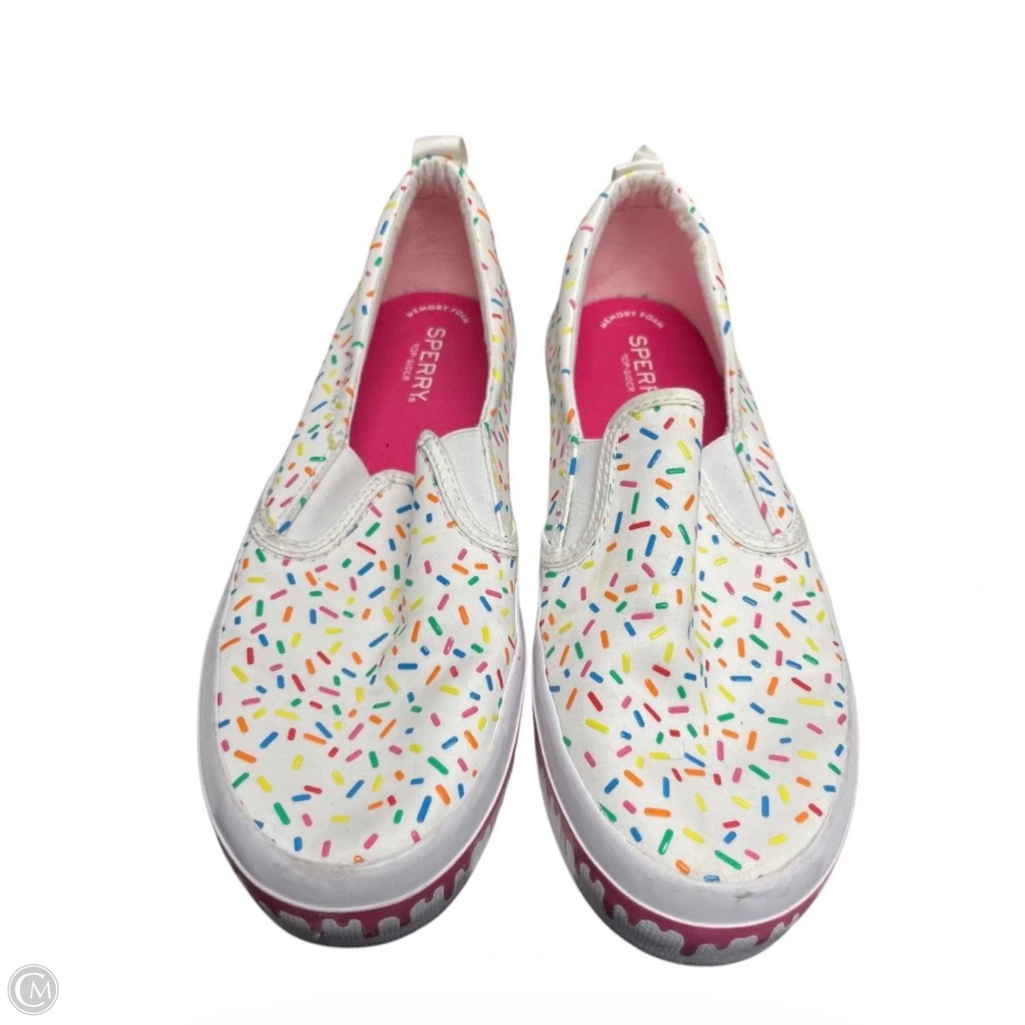 Shoes Athletic By Sperry In White, Size: 8.5