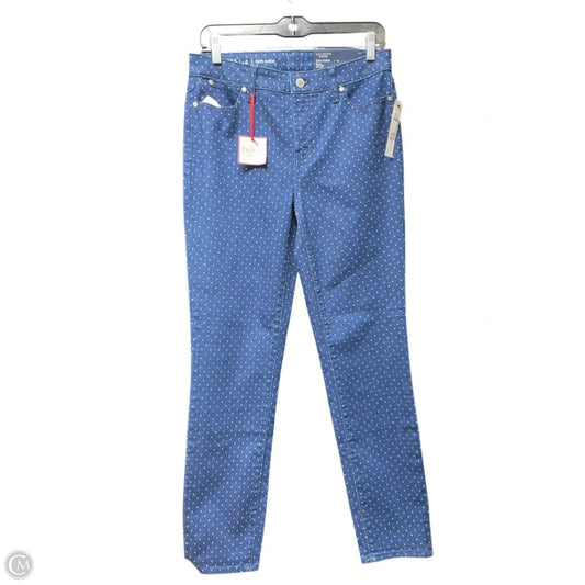 Jeans Skinny By Talbots In Blue Denim, Size: 4