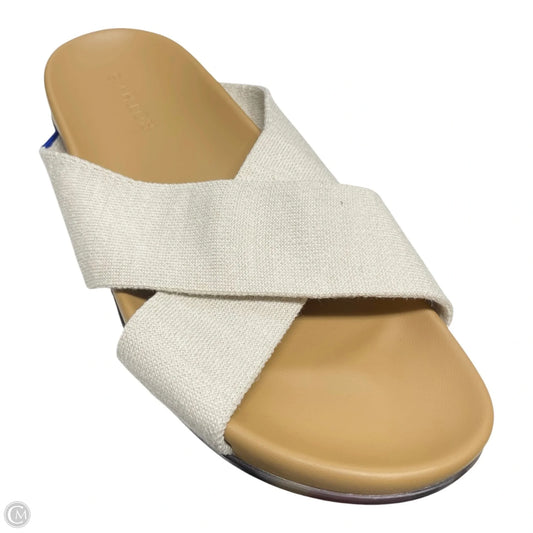 Sandals Flats By Rothys In Brown & Cream, Size: 9.5
