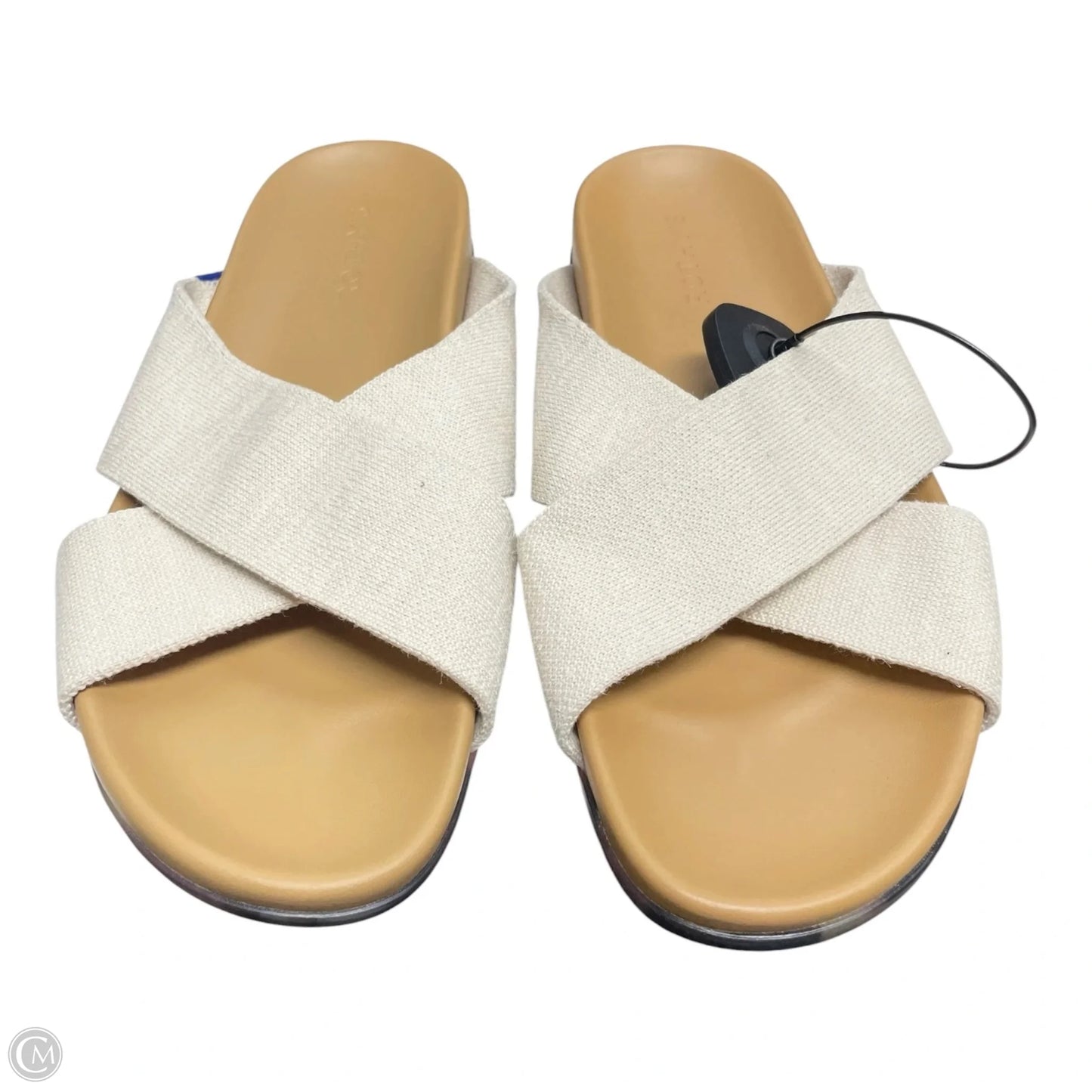 Sandals Flats By Rothys In Brown & Cream, Size: 9.5